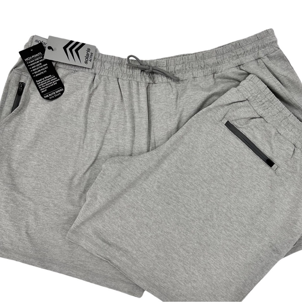 🎩🗝️ NWT 
 $60 Men’s Solaris Active XXL Reflective Shorts Elite Series